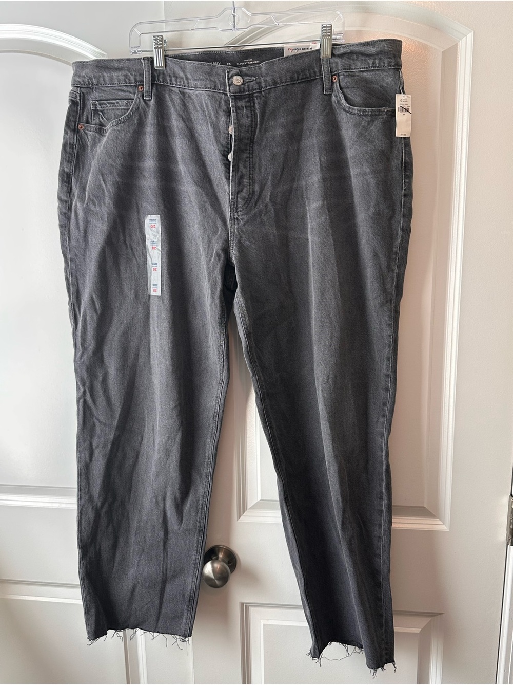 Old Navy Charcoal Gray Straight Leg Jeans